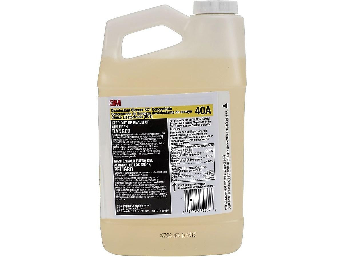 3M™ Disinfectant Cleaner RCT Concentrate, 0.5 Gallon, 4/Case