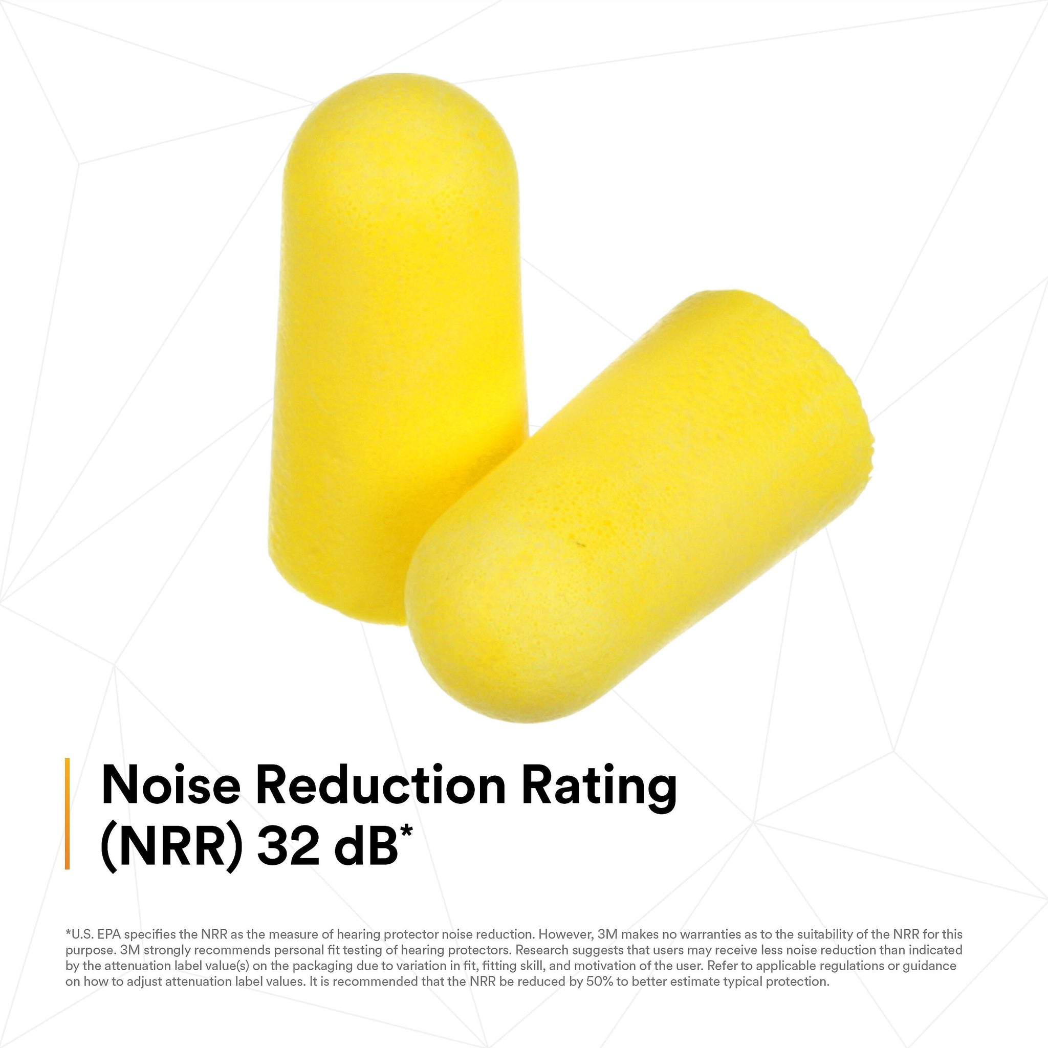 3M E-A-R TaperFit 2 Uncorded Earplugs, 200 Pairs/Box