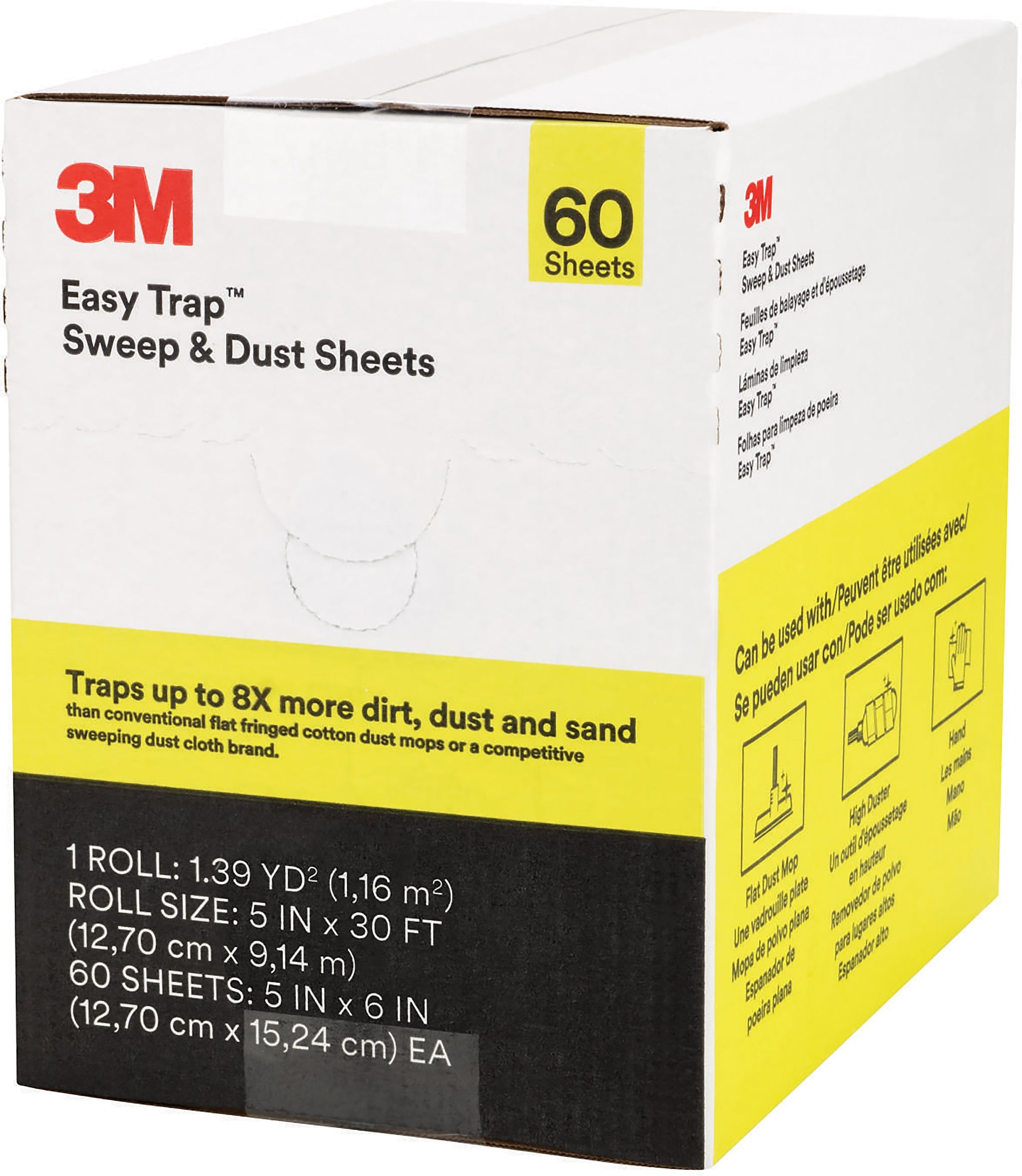 3M Easy Trap Cotton Dusting Cloths, 6