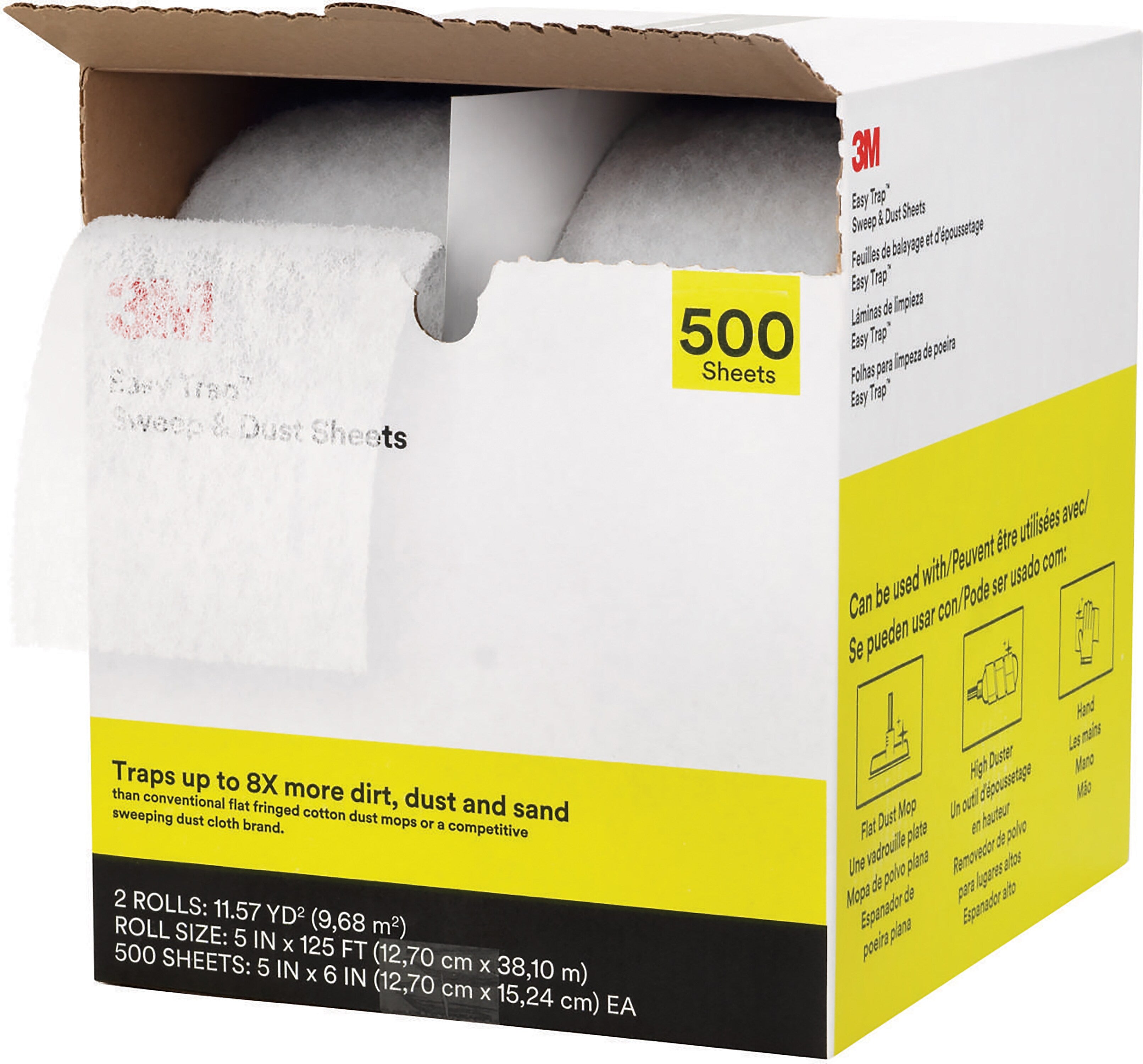 3M Easy Trap Duster Sweep & Dust Sheets, 5