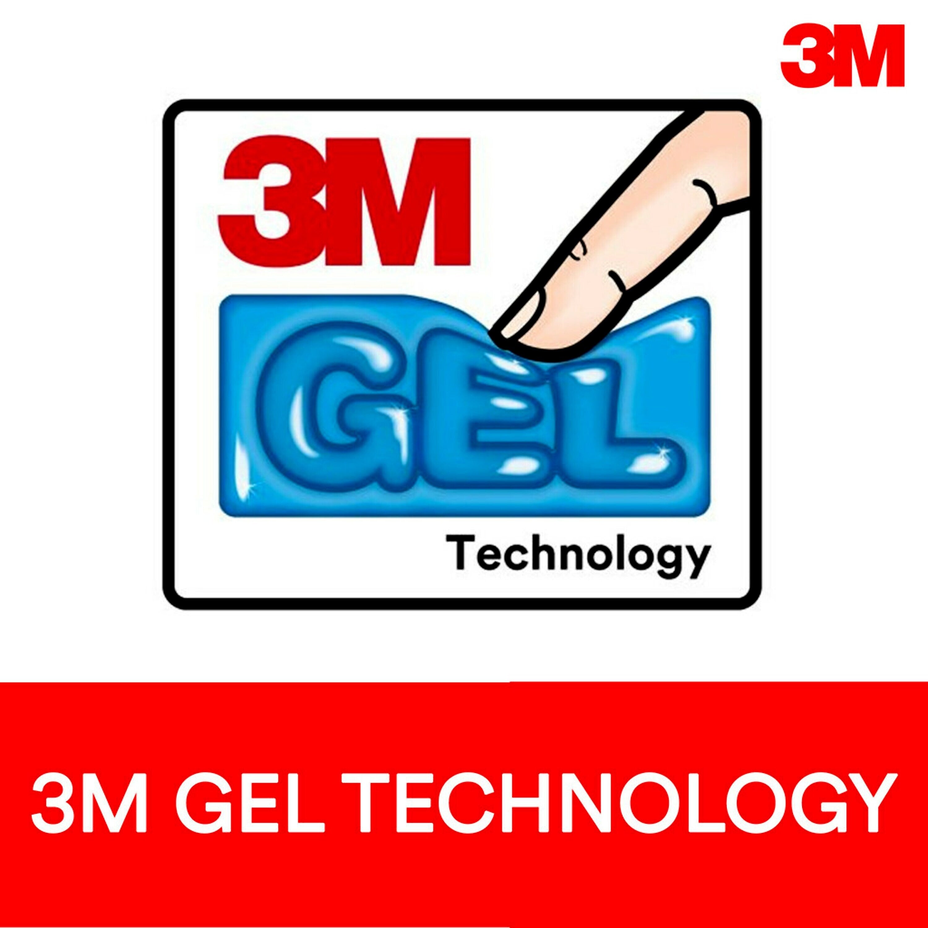 3M Gel Wrist Rest for Keyboards, Black, Soothing Gel Technology for Comfort and Support