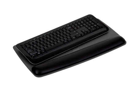 3M Gel Wrist Rest with Platform for Keyboard, Non-Skid Base, Gray