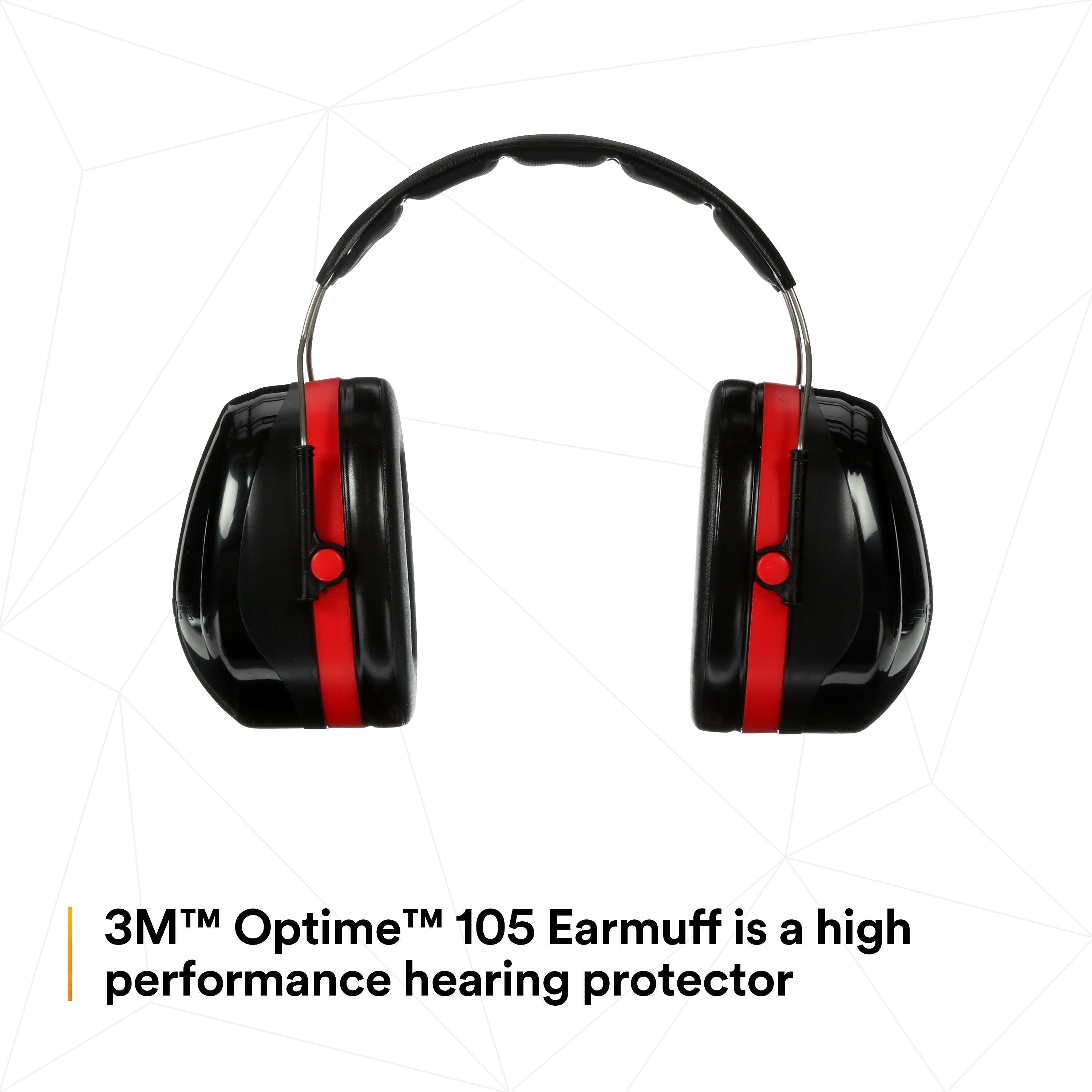 3M PELTOR Optime 105 Over-the-Head Earmuffs