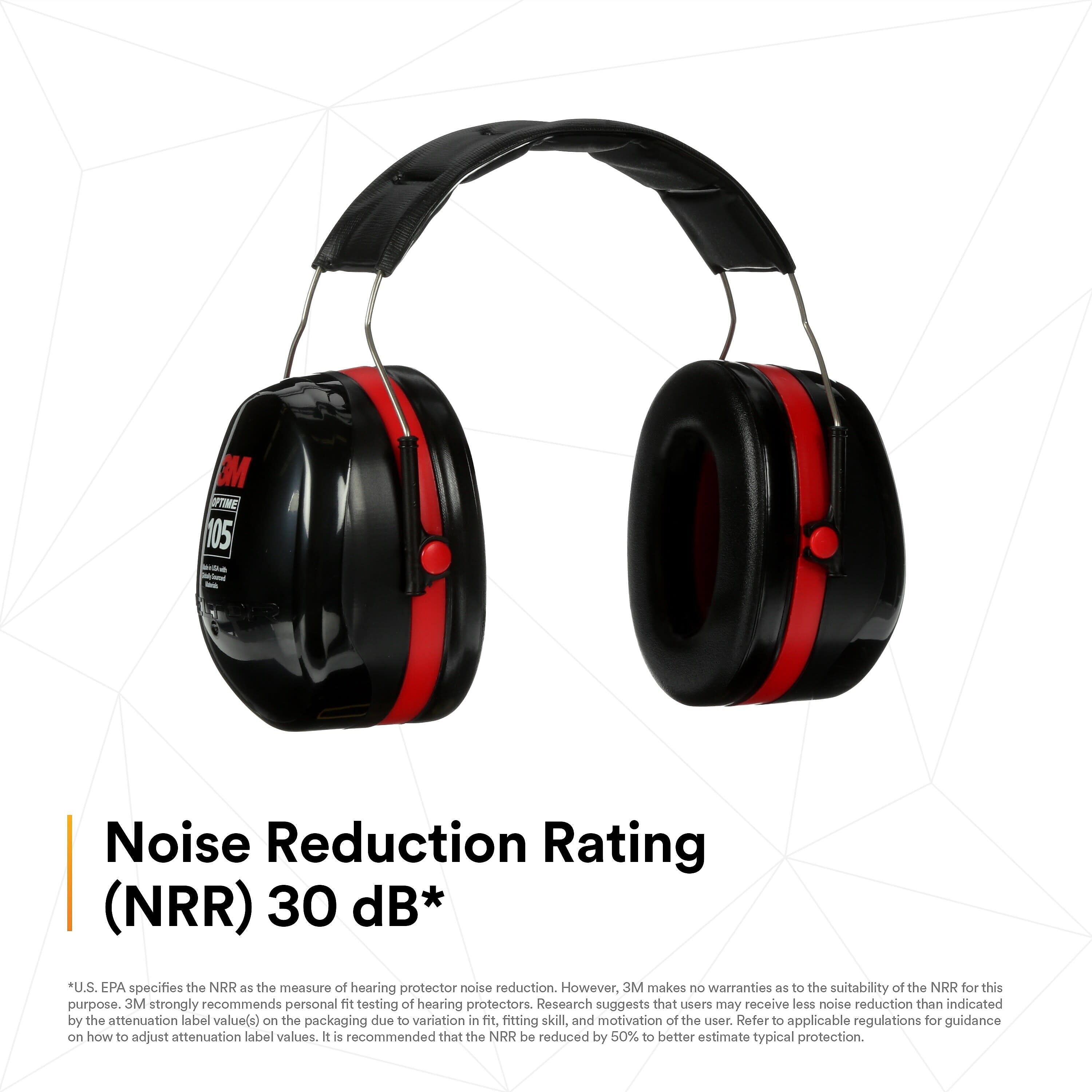 3M PELTOR Optime 105 Over-the-Head Earmuffs