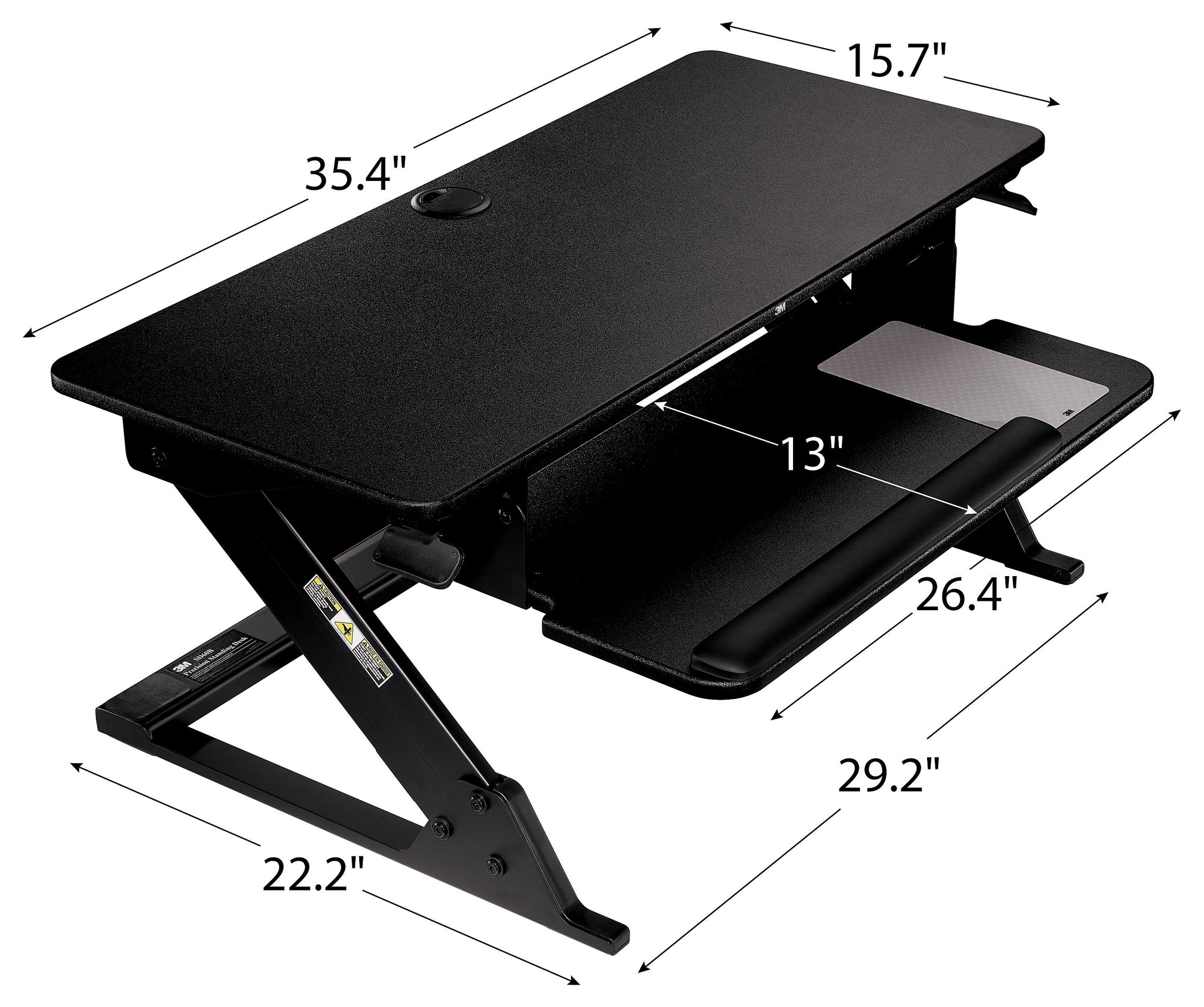 3M Precision Standing Desk 35