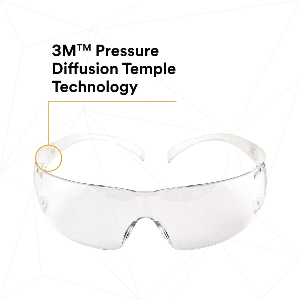 3M SecureFit Protective Eyewear, Clear Lens