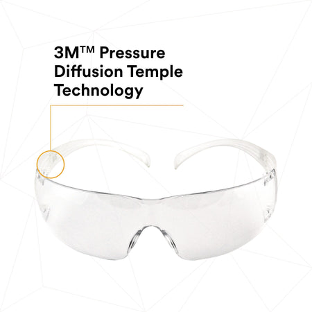 3M SecureFit Protective Eyewear, Clear Lens