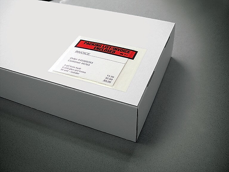 3M™ Top Print Packing List Envelope, 4.5