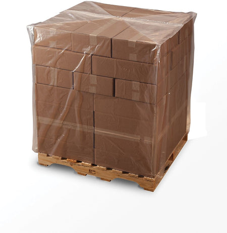 51" x 49" x 85" Pallet Cover, 1.5 mil., Clear, 60/Roll