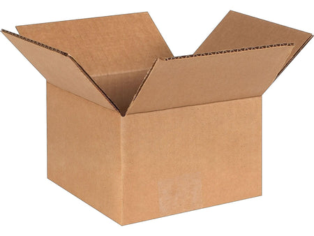 6" x 6" x 4" Corrugated Kraft Boxes, 25/Bundle