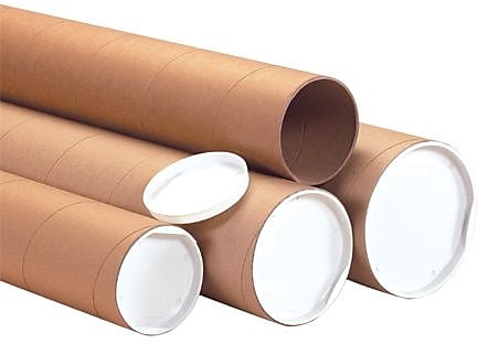 6" x 72" - Kraft Jumbo Mailing Tube, 10/Case