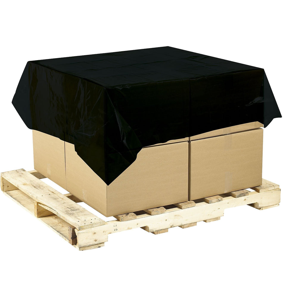 60" x 60" Top Sheeting, 1.5 mil., Black, 250/Carton