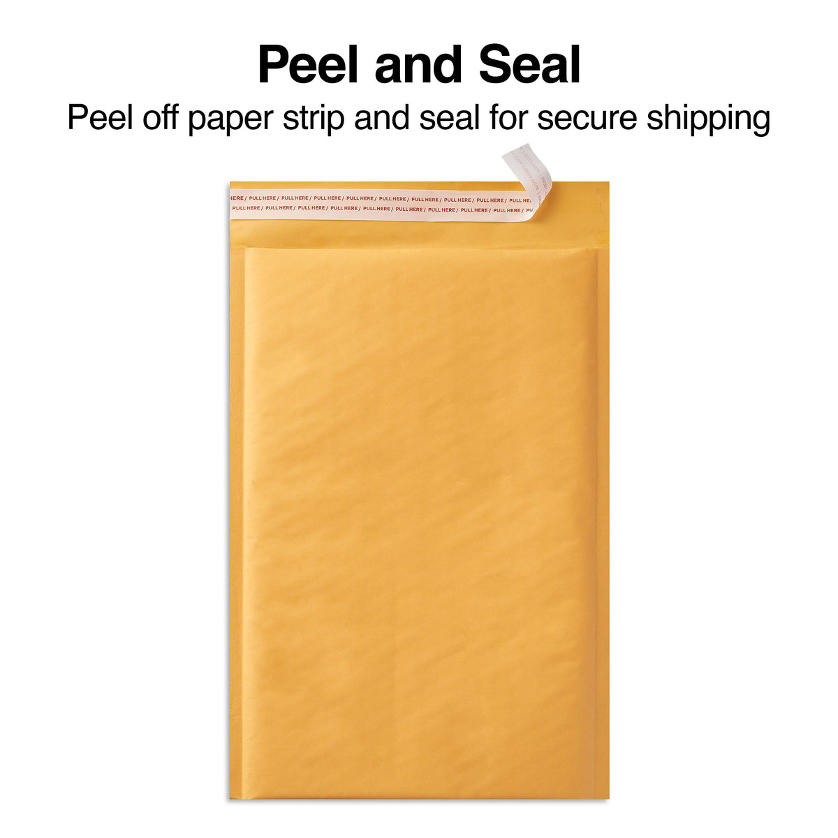 6.75" x 9" Self-Sealing Bubble Mailer, #0, 12/Pack