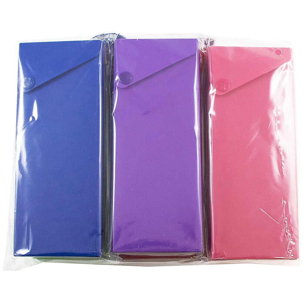 6PACK OF SLIDE PENCIL CASES