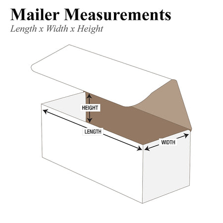 7" x 4" x 3" Corrugated Mailers, 50/Bundle