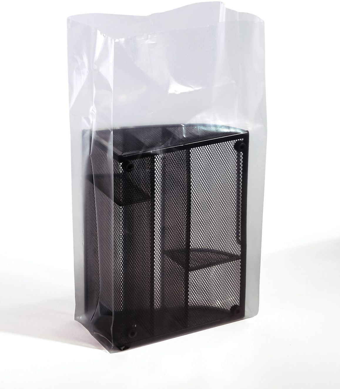 8" x 4" x 22" Gusseted Poly Bags, 3 Mil, Clear, 500/Carton