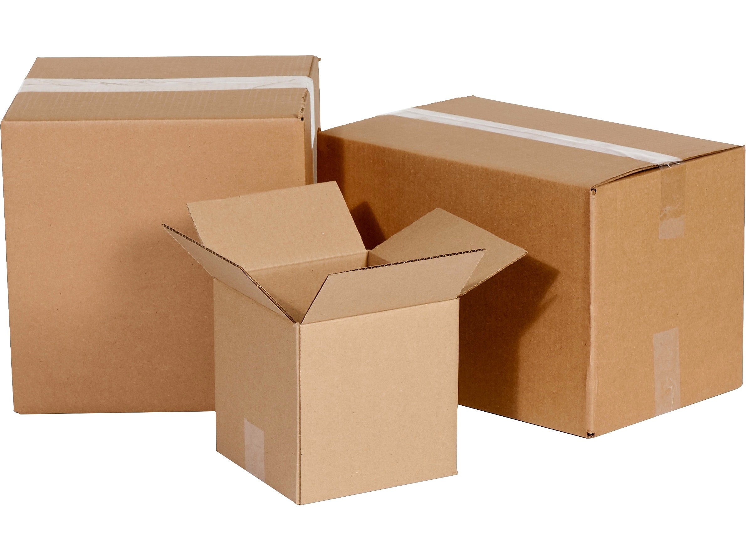 8" x 6" x 3" Shipping Box, 32 ECT, Kraft, 25/Bundle