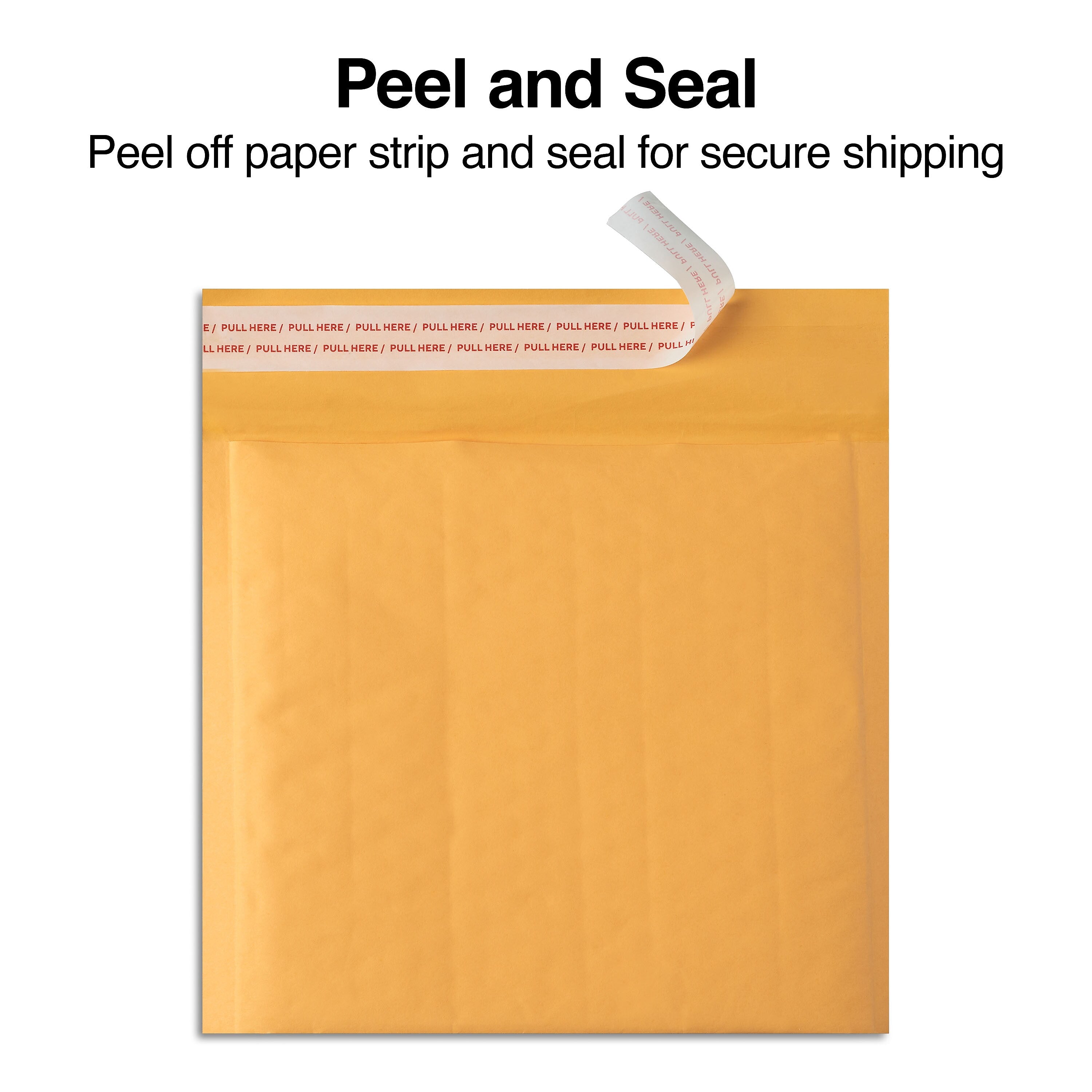 8" x 7" Self-Sealing Bubble Mailer, CD/DVD, 12/Pack