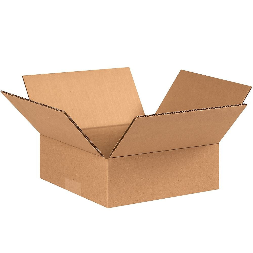 882 Brown 2" x 8" Corrugated Boxes, 25/Bundle