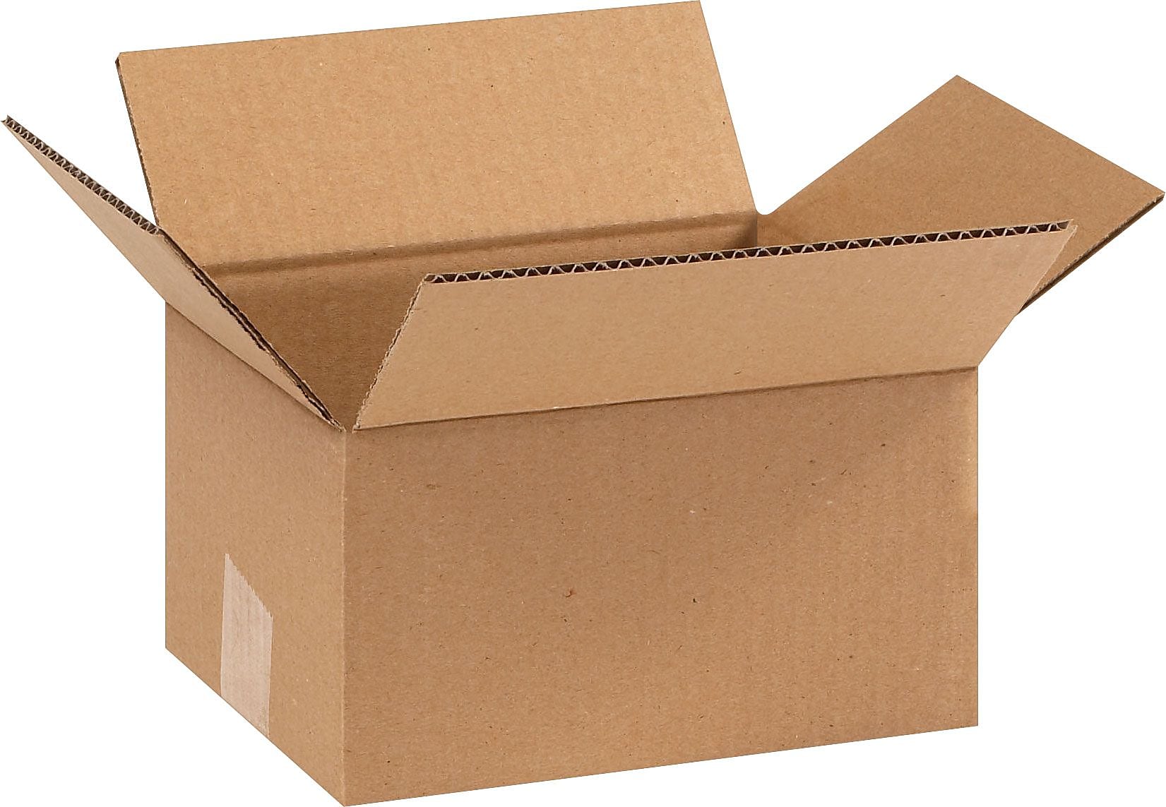 9" x 7" x 5" Corrugated Kraft Boxes, 25/Bundle