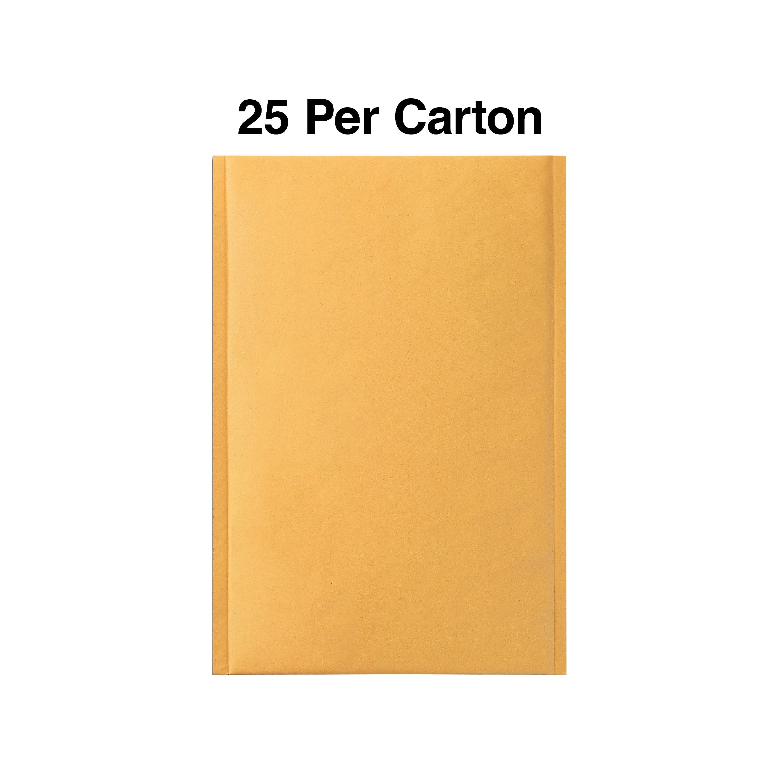 9.25" x 11" Self-Sealing Bubble Mailer, #2, 25/Carton