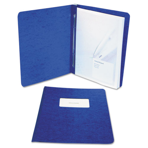 Presstex Report Cover With Tyvek Reinforced Hinge, Side Bound, Two-piece Prong Fastener, 3