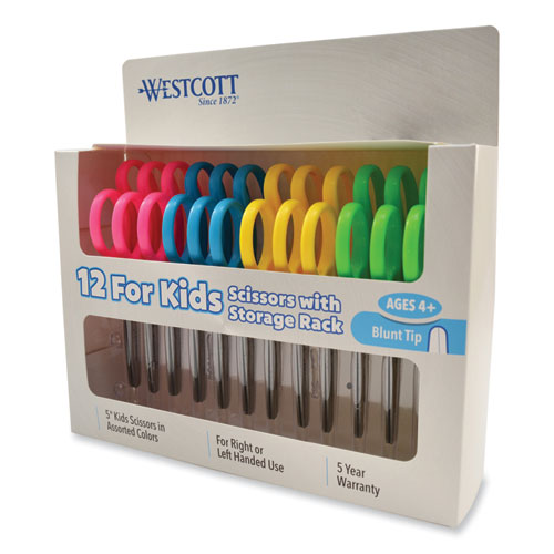 For Kids Scissors Teacher's Pack, Rounded Tip, 5