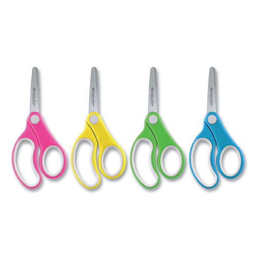 Soft Handle Kids Scissors, Rounded Tip, 5