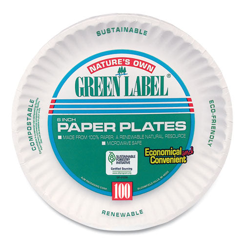 White Paper Plates, 6