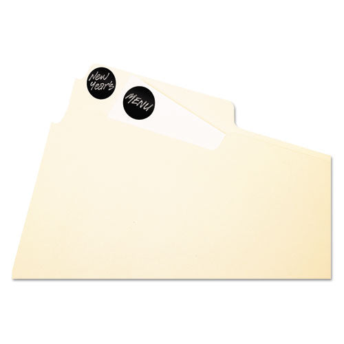 Handwrite Only Self-adhesive Removable Round Color-coding Labels, 0.75