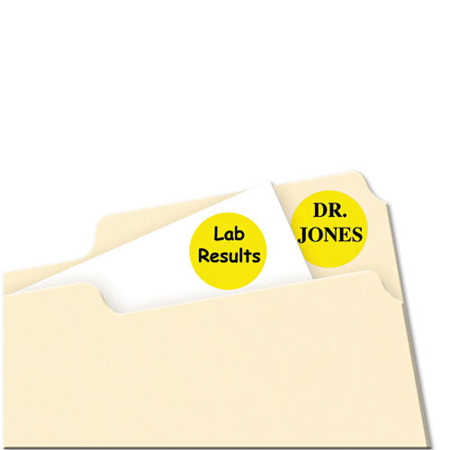 Printable Self-adhesive Removable Color-coding Labels, 0.75