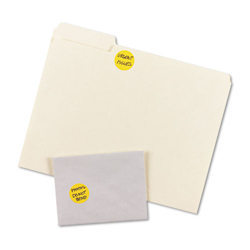 Printable Self-adhesive Removable Color-coding Labels, 1.25