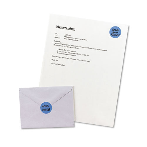 Printable Self-adhesive Removable Color-coding Labels, 1.25