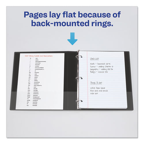 Economy View Binder With Round Rings , 3 Rings, 1