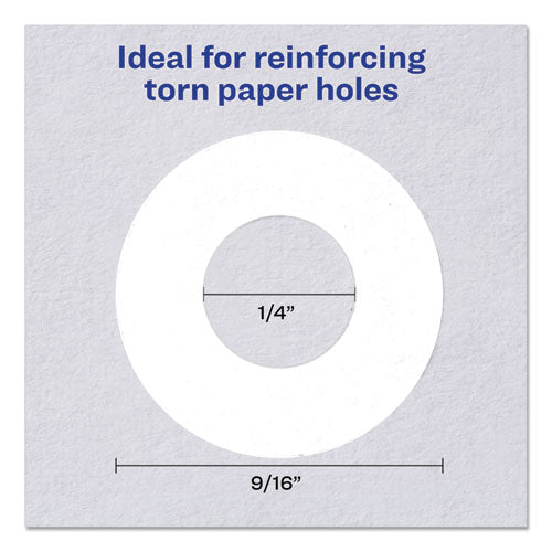 Dispenser Pack Hole Reinforcements, 0.25