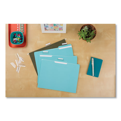 Insertable Index Tabs With Printable Inserts, 1/5-cut, Clear, 1.5