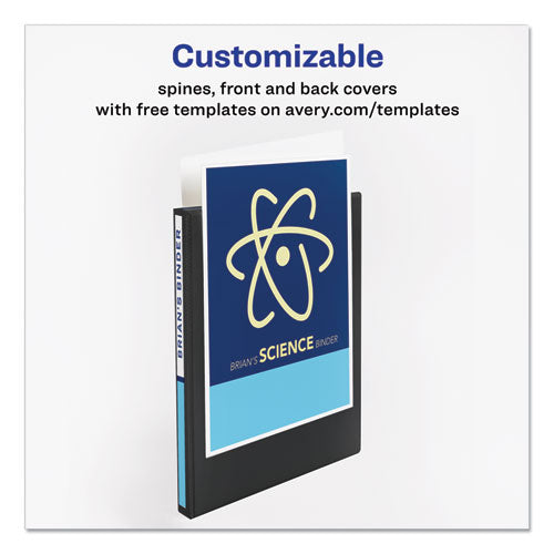 Durable View Binder With Durahinge And Slant Rings, 3 Rings, 0.5