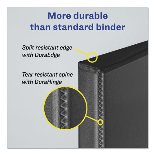 Durable View Binder With Durahinge And Slant Rings, 3 Rings, 0.5
