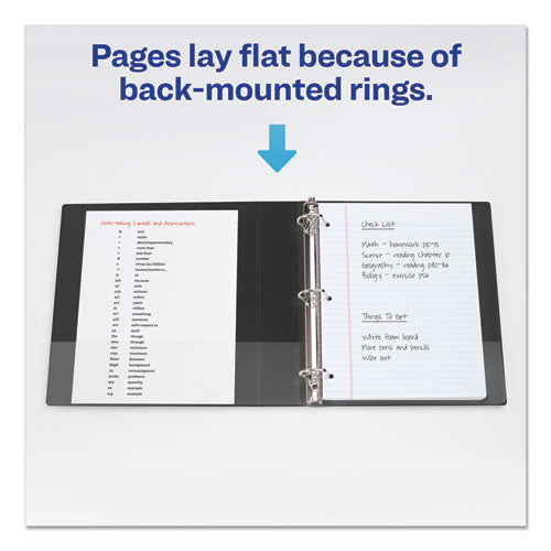 Durable View Binder With Durahinge And Slant Rings, 3 Rings, 0.5