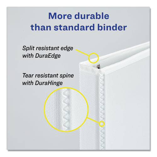 Durable View Binder With Durahinge And Slant Rings, 3 Rings, 0.5