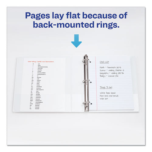 Durable View Binder With Durahinge And Slant Rings, 3 Rings, 1.5