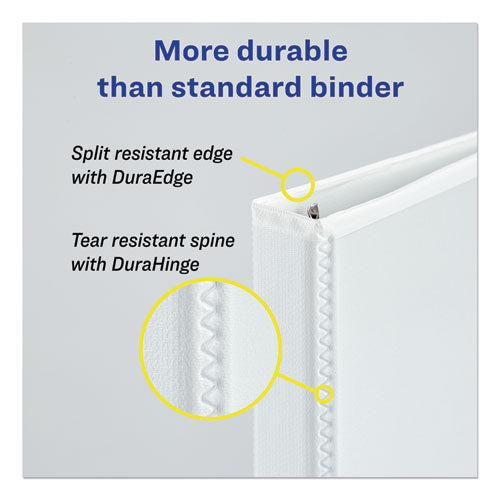 Durable View Binder With Durahinge And Slant Rings, 3 Rings, 3