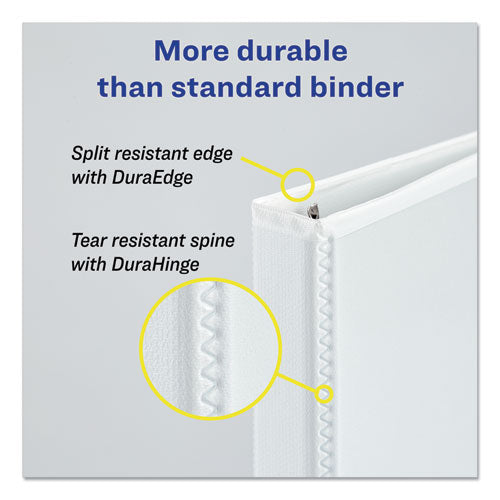 Durable View Binder With Durahinge And Slant Rings, 3 Rings, 2