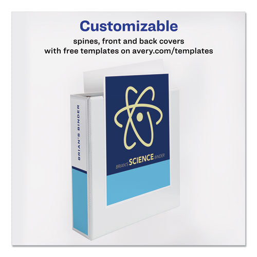 Durable View Binder With Durahinge And Slant Rings, 3 Rings, 2