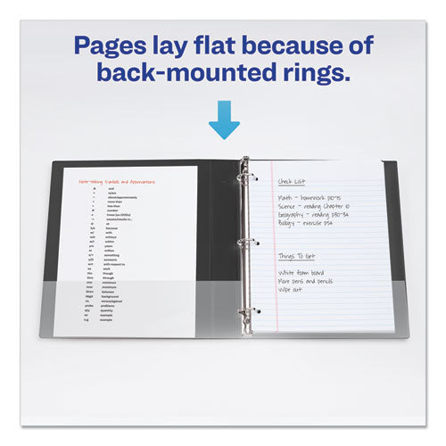 Durable Non-view Binder With Durahinge And Slant Rings, 3 Rings, 1