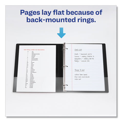 Framed View Heavy-duty Binders, 3 Rings, 0.5