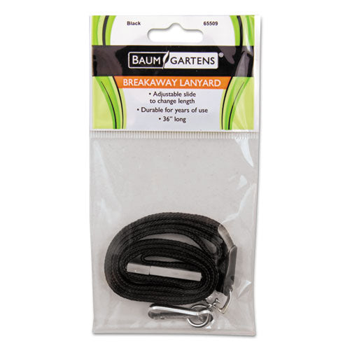 Safety Breakaway Lanyard, Metal Hook Fastener, 36