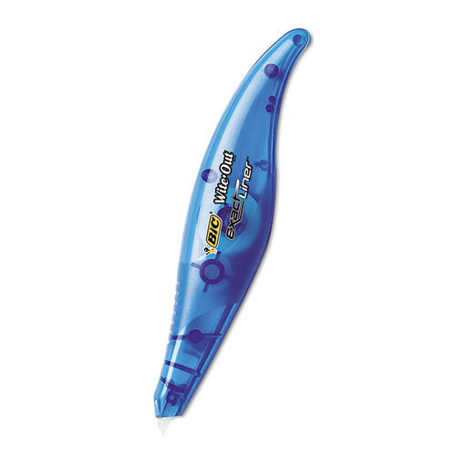 Wite-out Brand Exact Liner Correction Tape, Non-refillable, Blue Applicator, 0.2