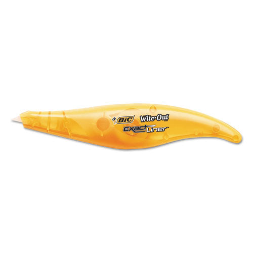 Wite-out Brand Exact Liner Correction Tape, Non-refillable, Blue/orange Applicators, 0.2