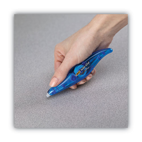 Wite-out Brand Exact Liner Correction Tape, Non-refillable, Blue/orange Applicators, 0.2